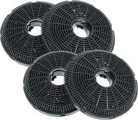 vhbw 4x Aktivkohlefilter Ersatz für Silverline