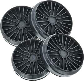vhbw 4x Aktivkohlefilter kompatibel mit Bosch