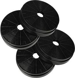 vhbw 4x Aktivkohlefilter kompatibel mit Klarstein