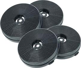 vhbw 4x Aktivkohlefilter kompatibel mit PKM