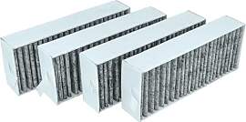 vhbw 4x Aktivkohlefilter kompatibel mit Siemens