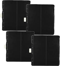 vhbw 4x Aktivkohlefilter kompatibel mit Siemens