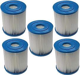 vhbw 5X Filterkartusche kompatibel mit Intex