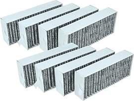 vhbw 8x Aktivkohlefilter kompatibel mit Siemens