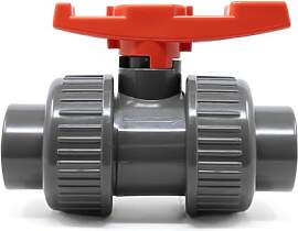 VIALIA PVC Kugelhahn 20mm mit doppelter