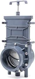 VIALIA PVC Zugschieber 40 mm Absperrschieber |