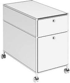 viasit System4 Rollcontainer weiß 2 Auszüge 42,0 