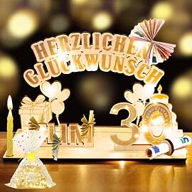 VIBINHO 30. Geburtstag Geschenk Frau & Mann