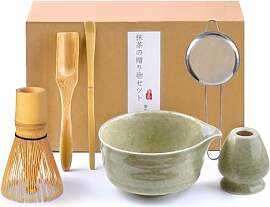 VIBINHO Matcha Set, 6 Stück Matcha Tee Set mit