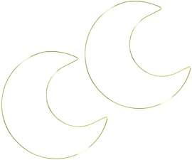 VICASKY Traumfänger Ringe Mond Metallringe 2