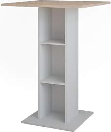 Vicco Bartisch Repose, Weiß/Sonoma, 75 x 75 cm,