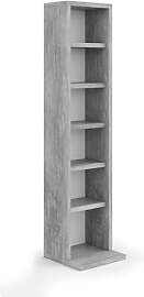 Vicco Cd-Regal, Beton, 21 x 91.8 cm, mit
