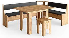 Vicco Eckbankgruppe Roman, Goldkraft Eiche, 210 x