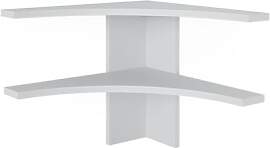 Vicco Eckregal Roman, Weiß, 43.5 x 37 cm,