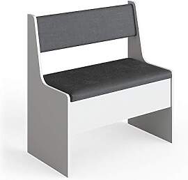 Vicco Esszimmer-Eckbank Roman, Weiß, 41.5 x 76.6