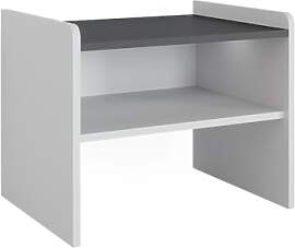 Vicco Esszimmerbank Roman, Weiß, 53.5 x 41.1 cm,