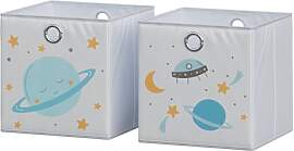 Vicco Faltbox, Grau (Weltall), 30 x 30 cm (Motiv