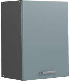 Vicco Hängeschrank R-Line, Blau-Grau, 45 cm, zur
