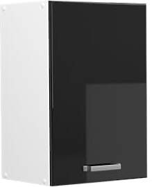 Vicco Hängeschrank R-Line, Schwarz Hochglanz, 40