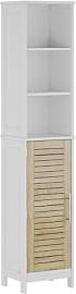 Vicco Hochschrank Looma, Weiß/Eiche, 35 x 173 cm