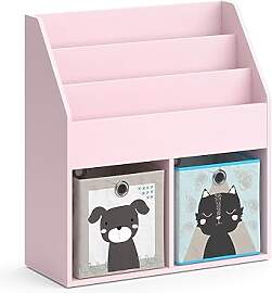 Vicco Kinderregal Luigi, Rosa, 72 x 79 cm mit 2