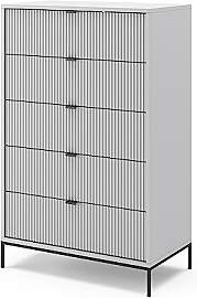 Vicco Kommode Eliza, Grau, 76 x 120 cm, zur