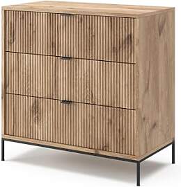 Vicco Kommode Eliza, Viking Oak, 42 x 81.2 cm mit