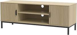 Vicco Lowboard Lennox, Eiche, 120 x 45 cm, zur
