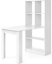 Vicco Schreibtisch Gael, Weiß, 70 x 122 cm, mit
