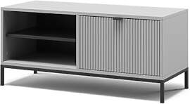 Vicco Schuhschrank Eliza, Grau, 100 x 45 cm mit