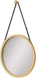 Vicco Spiegel Mirno, Bambus, 38 x 38 cm mit