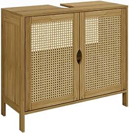 Vicco Waschbeckenunterschrank Liora, Bambus, 68 x