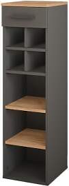 Vicco Weinregal Repose, Goldkraft Eiche/Anthrazit, 