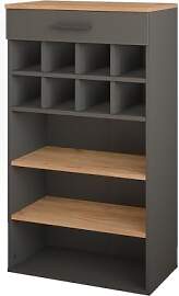 Vicco Weinregal Repose, Goldkraft Eiche/Anthrazit, 