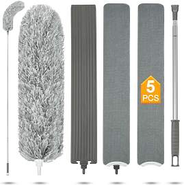 Vicloon 5 Pcs Staubwedel Teleskop Waschbar, Extra