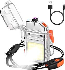 Vicloon Feuerzeug Elektrisch, Lichtbogen Feuerzeug 