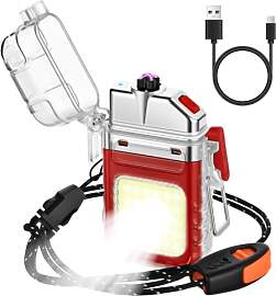 Vicloon Feuerzeug Elektrisch, Lichtbogen Feuerzeug 