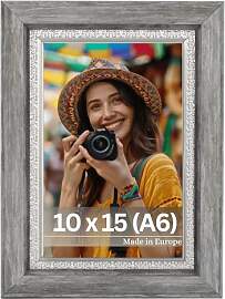 VictoR Bilderrahmen Boho grau in 10x15 cm (A6) -