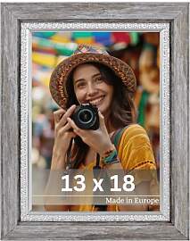 VictoR Bilderrahmen Boho grau in 13x18 cm -
