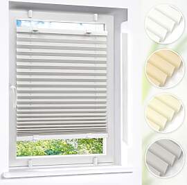 Victoria M. Easyfix Plissee Faltrollo ohne Bohren