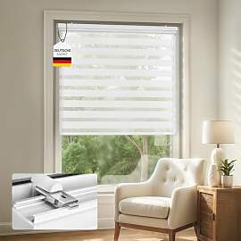 Victoria M. Premium Doppelrollo Klemmfix ohne