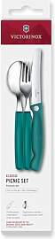 Victorinox Classic Picknick Besteck-Set, 3-teilig, 