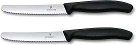 Victorinox | Küchenmesser-Set | 2 Stück Schwarz