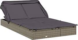 vidaXL 2-Personen Sonnenliege, Gartenliege