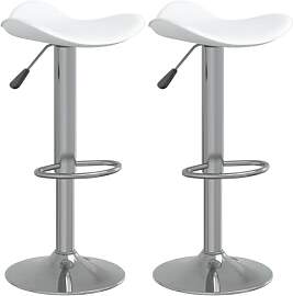 vidaXL 2X Barhocker Drehbar Höhenverstellbar