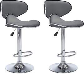 vidaXL 2X Barhocker Höhenverstellbar Barstuhl