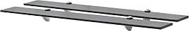 vidaXL 2X Regal Schwebend Wandregal Glasregal