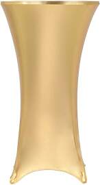 vidaXL 2X Stretch Tischhusse Golden 60cm