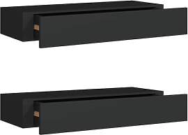 vidaXL 2X Wand Schubladenregal Wandschublade