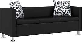 vidaXL 3-Sitzer Sofa Couch Loungesofa Relaxsofa